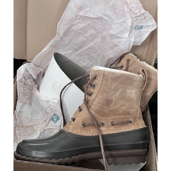 Sperry STS14179 Decoy Shearling Boot Fawn Men\'s Sz 11 M New *READ* main image 8